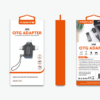 Adaptateur OTG Xssive 3 en 1 USB-C  (3 en 1)