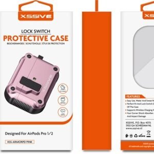 Étui de protection Xssive pour AirPods PRO1/2 Rose