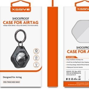 Étui Xssive Tag pour AirTag – Noir