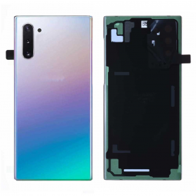Vitre arrière Samsung Galaxy Note 10 (N970) Argent Stellaire (Origine Démonté) Grade AB
