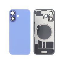 Vitre Arrière iPhone 16 Outremer Sans MagSafe (Premium)