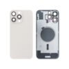 Vitre Arrière iPhone 16 Pro Max Titane Sable – Plaque Métal – NFC – Magsafe (Premium)