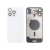 Vitre Arrière iPhone 16 Pro Max Blanche Titane – Plaque Métal – NFC – Magsafe (Premium)