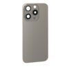 Vitre Arrière iPhone 15 Pro Titane Naturel (Sans MagSafe) (Premium)