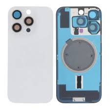 Vitre Arrière iPhone 16 Pro Max Blanche Titane Sans Magsafe (Premium)