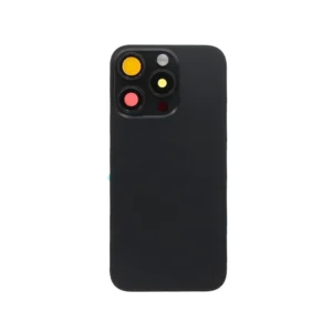 Vitre Arrière iPhone 15 Pro Titane Noir (Sans MagSafe) (Premium)