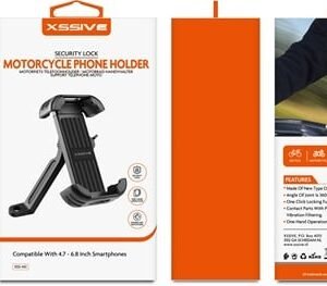 Support de téléphone moto Xssive pour smartphones jusqu’à 6,8 pouces