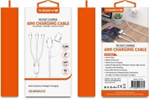 Câble de charge Xssive PD 6en1 - Blanc