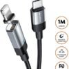Câble magnétique Xssive 30 W pour USB-C vers 8 broches (Lightning) XSS-MCS03 CL