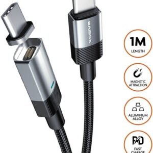Câble USB magnétique Xssive 60W pour USB-C vers USB-C