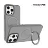 Coque arrière Xssive pour iPhone 13 Pro Max avec support rond Magsafe - Gris