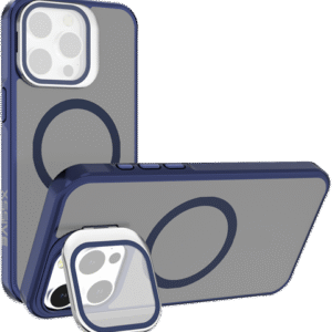 Coque arrière XSsive pour Magsafe avec objectif standard pour iPhone 14 Pro Max – Bleu