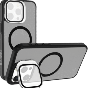 Coque arrière Xssive pour Magsafe avec objectif standard pour iPhone 14 Pro Max – Noir