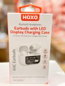 Hoxo écouteurs Bluetooth avec écran LED et étui de chargement ANC