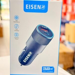 Chargeur de voiture Eisenz 38W avec sortie USB-Type-C