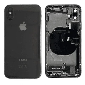 Châssis Complet iPhone X  Noir Connecteur de Charge Sans Batterie (Origine Demonté) Grade AB