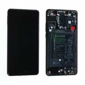 Ecran Huawei Mate 10 Sur Châssis Avec Batterie Noir (Service Pack)