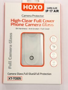 Hoxo protecteur d'appareil photo en verre haute transparence à couverture complète pour iPhone 17 Air