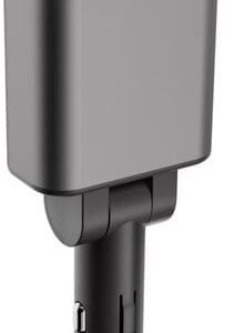 Chargeur de voiture rapide Xssive PD 45 W avec câble rétractable - Noir