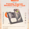 Hoxo horloge chargeur magnétique pliable sans fil 18w