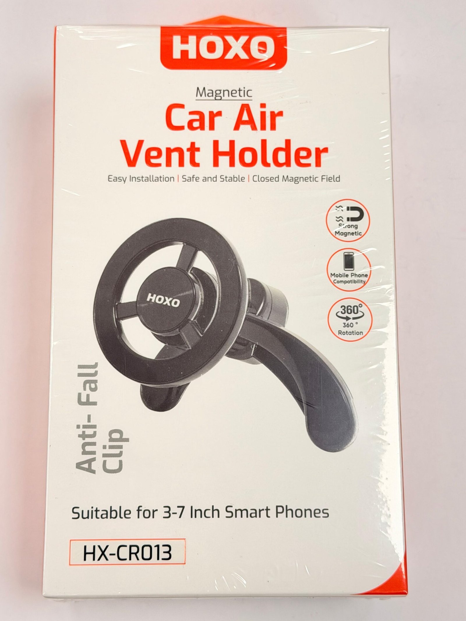 Hoxo support de grille d'aération de voiture adapté aux smartphones de 3-7 pouces