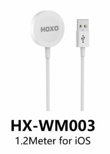 Chargeur magnétique sans fil USB pour montre IOS Hoxo 1.2M