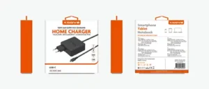 Chargeur secteur ultra-rapide Xssive 100 W GAN USB-C 1.8 Mo/s - Noir