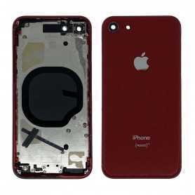 Châssis Complet iPhone 8 Rouge Connecteur de Charge + Batterie (Origine Demonté) Grade AB