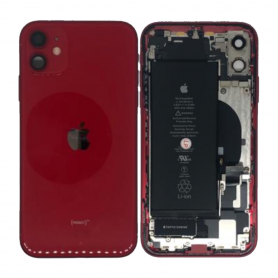 Châssis Complet iPhone 11 Rouge Connecteur de Charge Sans Batterie (Origine Demonté) Grade BC